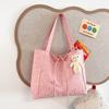 Large Capacity Cute Girl Casual Nylon Bag  New Fashion Trend Versatile Shoulder Tote Bag