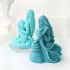 Silicone Mold Large Oceanid Mermaid Candle Resin Mould DIY Shell Conch Soap Resin Plaster Making tool
