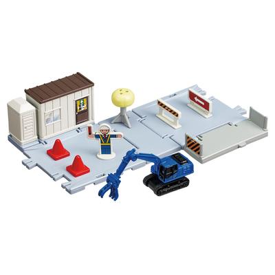 TAKARA TOMY Tomica Tomica Town Doro-Baustelle (mit Tomica & Szenenteilen) Mini-Autospielzeug, ab 3 Jahren.