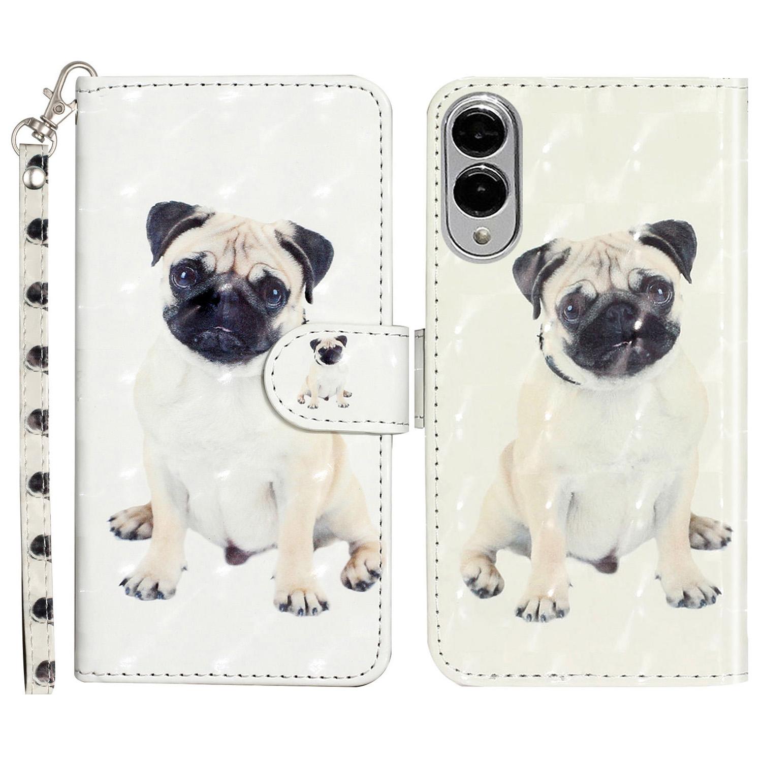 

Для Samsung Galaxy S25 Edge Чехол 3D-печать с узором Кожаный чехол для телефона Dog