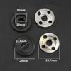 80mm Angle Extension 4Pcs Nut Polishing Machine Tool M10 Thread Rotary Polisher Shaft
