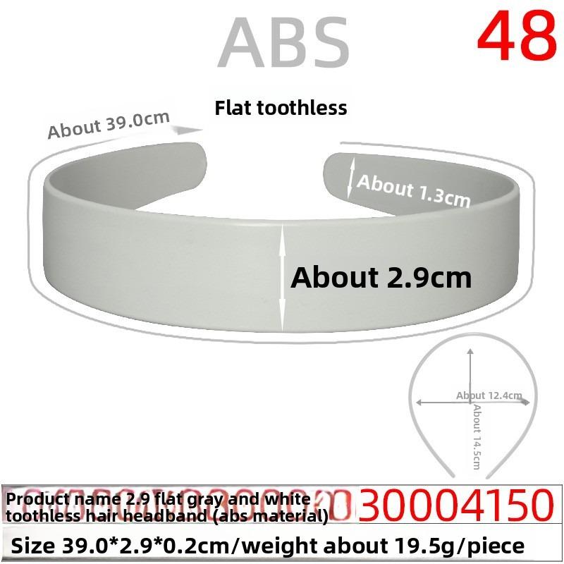 Smooth Rough Hair Band Base PlateToothless Gray-white Rough Hair Band Long Hair Accessory