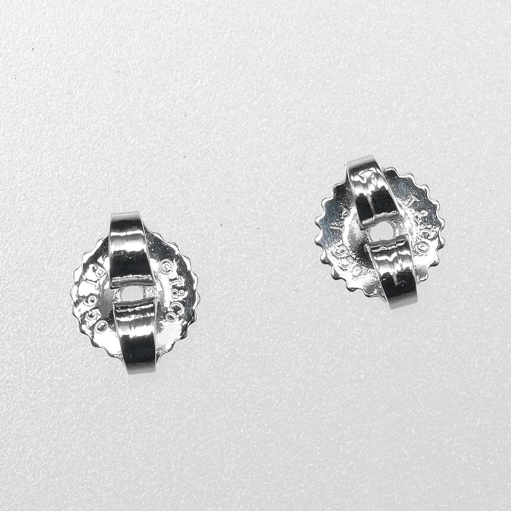 TIFFANY&Co. teardrop Piercing Pt950Platinum/diamond 4.75g Women Used