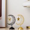 Middle Eastern Style Ramadan Display Figurine Iron Festive Moon Decorations  Party Decor