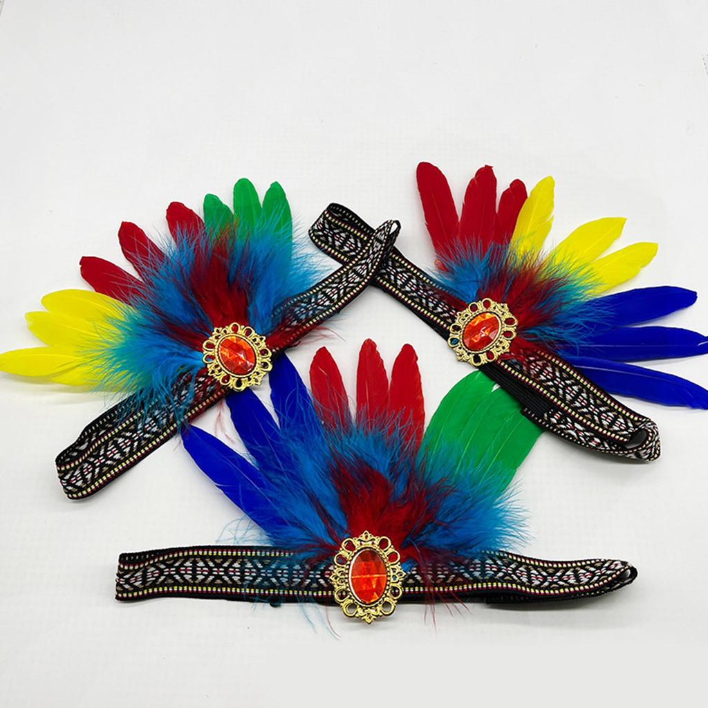 Feather Headband Fashion Hairband Costume Accessories For Trendy Women Who Love Bohemian Styles At Various Event