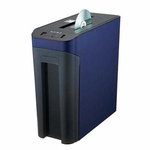 Nakabayashi High Security Shredder Quiet Micro Cut 2 X 10mm CD/DVD 5 Split Navy Z3028