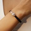 Fußballteam Armbänder Geschenk Handgeflochten Fußball Herz Anhänger Verstellbares Seil Saisonabschluss Partygeschenke Schmuck Geschenk