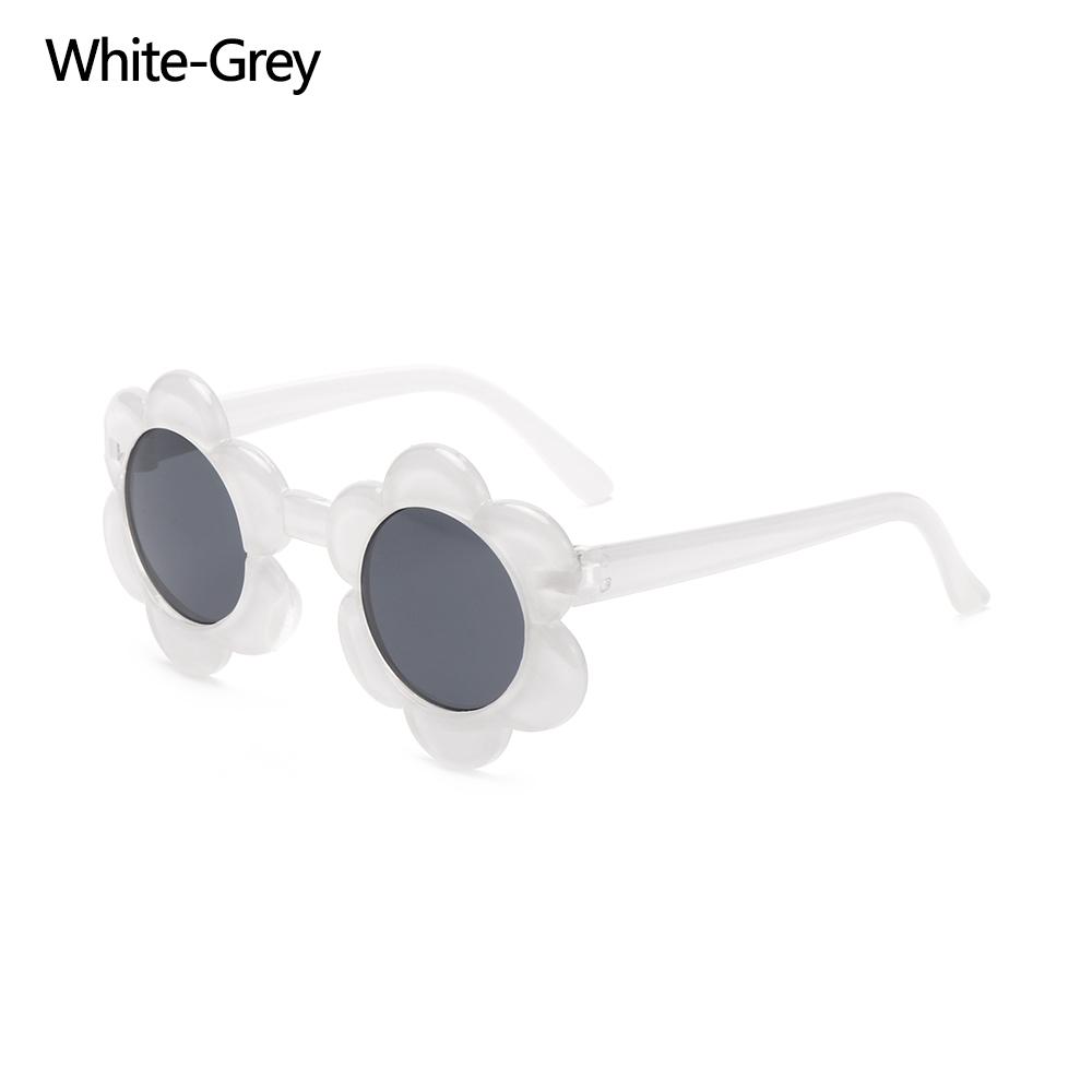 Favors Kids Sunglasses Flower Shaped Sunglasses for Toddler Girls Boys Round Flower Sunglasses
