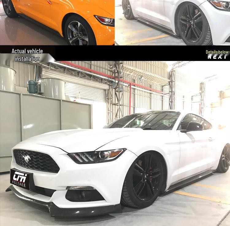 Carbon Fiber Side Skirts for 2015-2022 Ford Mustang Original Style