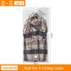 1pc Closet Hanging Organizer Vacuum Bag For Clothes Storage Bag With Hanger Space Saving Clear Seal Bags Wardrobe Compressed Bag