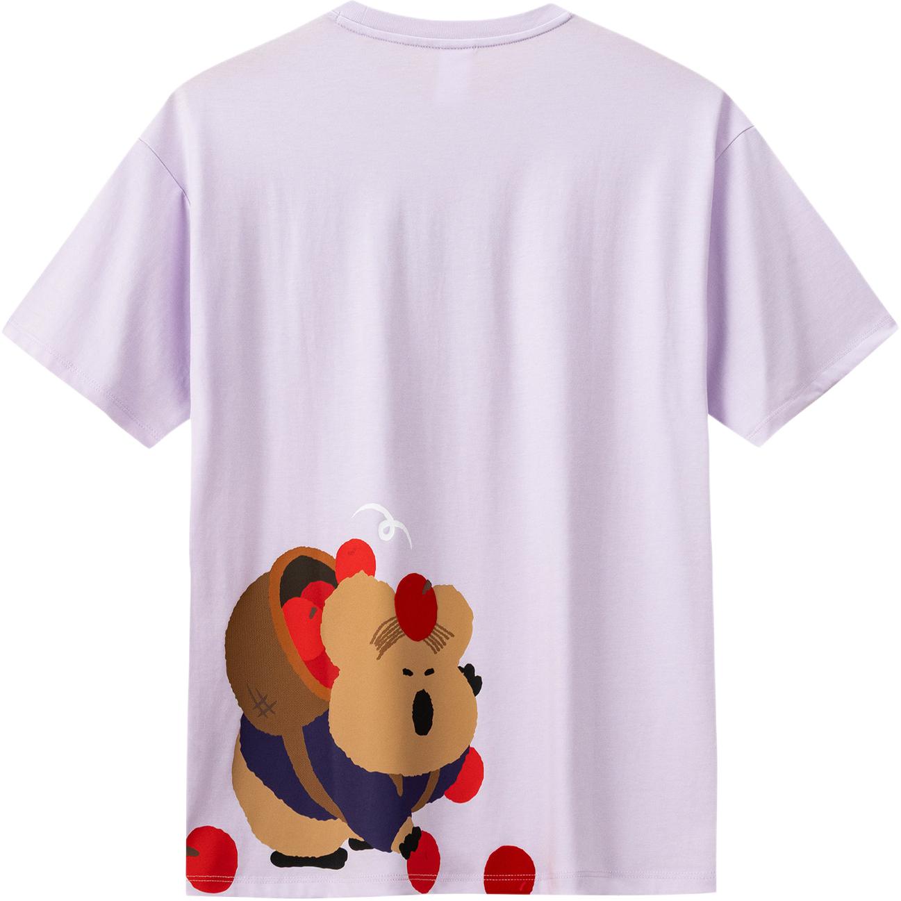 

Anta X Dm Town Collaboration Life Series Back Print Letter Casual Round Neck Short Sleeve T-Shirt Women T-Shirts 162628131-3 S