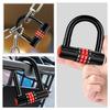 YAVINCOL Combination Dial Digital PIN Adjustable Dial Number Combination Red Padlock, 4-Digit Lock, Lock, U-Lock, Lock, Anti-Theft, Lock, Lock,