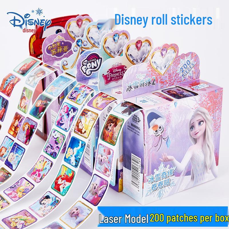 

Disney Frozen Princess Sticker Roll: Kids Cartoon Stickers for Rewards and Play.