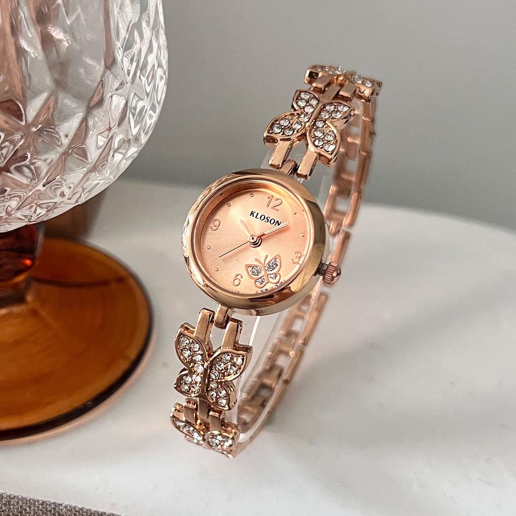 Schmetterlingsuhr Damen Leichter Luxus Nische Exquisit Mode High-End Armband Pendeln Vielseitig Temperament Quarz Uhr
