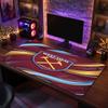 Tappetino per Mouse Grande Stampa West Ham United Football, Tappetino Esteso Antiscivolo per Scrivania da Gioco per Ufficio Casa