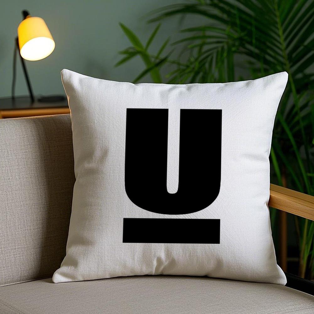 Brand U-Undercover Classic Cushion Cover Soft Short Plush Double-Sided Printing Home Decor Machine Washable Pillow Case Gift
