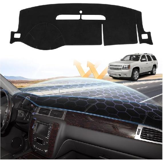 Dash Cover For 2015-2025 Ford Edge Dashboard Cover Mat For Edge Accessories Sunshade Nonslip Mesh Protector No Glare
