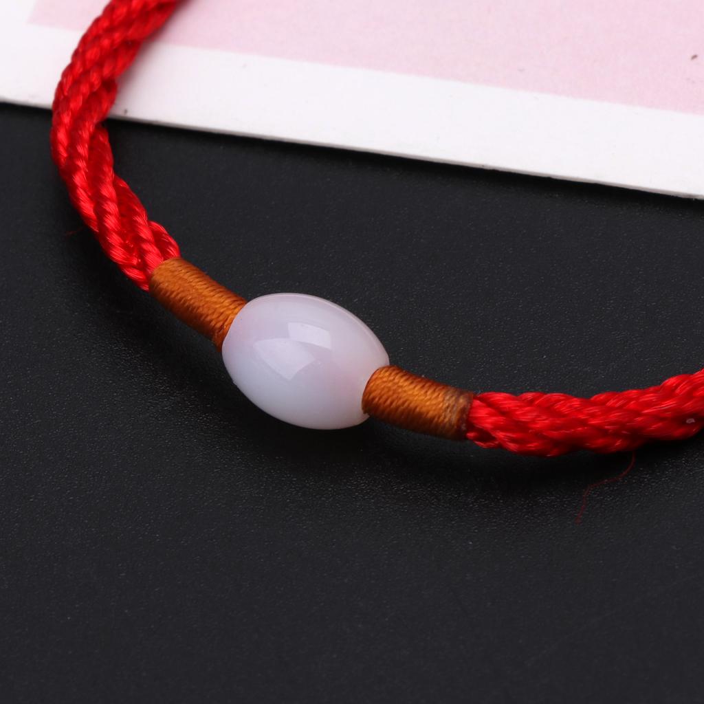 Ethnic Style Braid Red Rope Bracelet Hand-woven Bracelet Amulet Gift for Friends