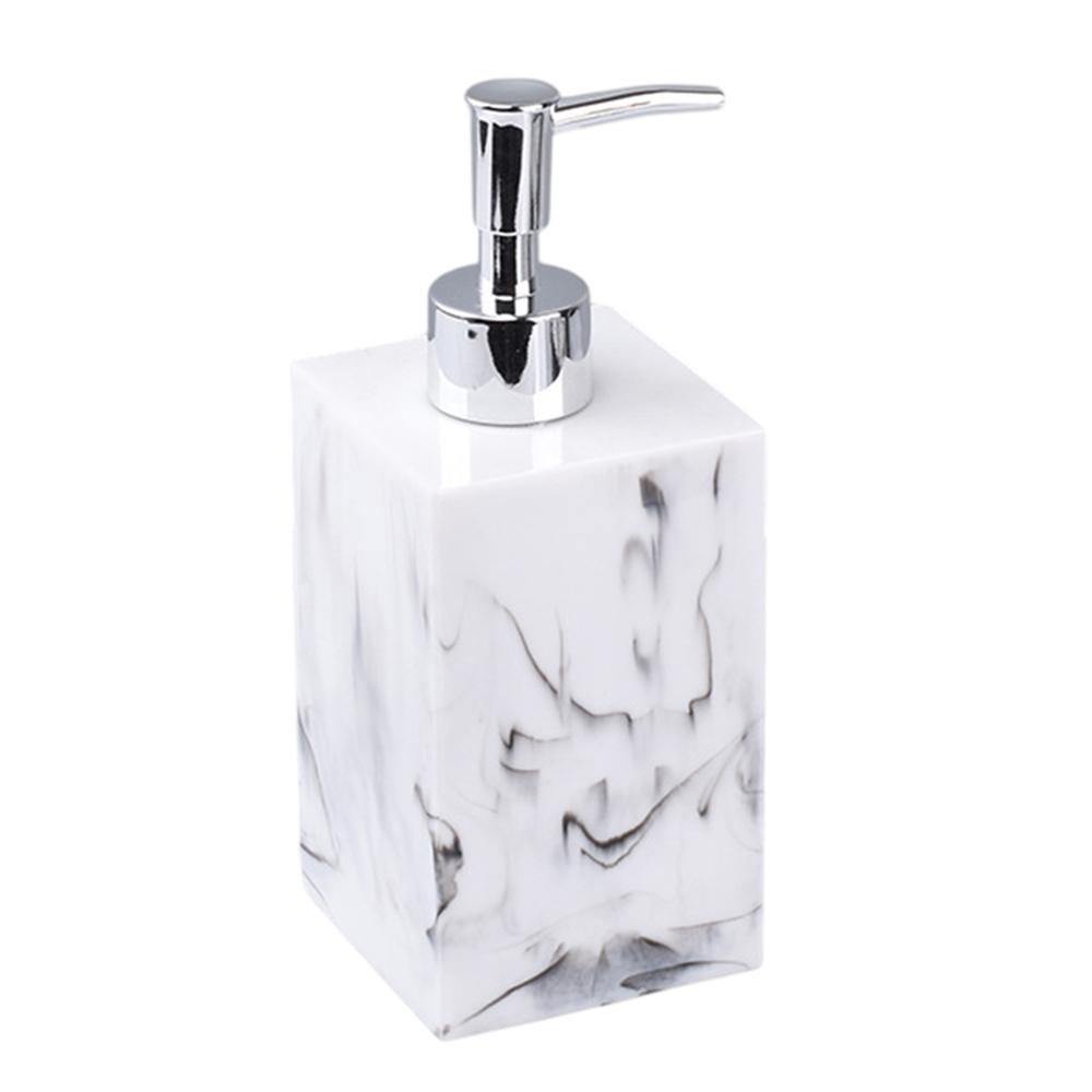 Nordic Style Resin Soap Dispenser 500ml Refillable Pump Bottle For Hand Wash Shampoo Body Wash