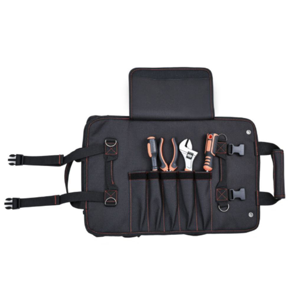 Thickened Tool Storage Bag Wear-resistant Roll Up Tool Bag Organizer Reel Bag Mechanics