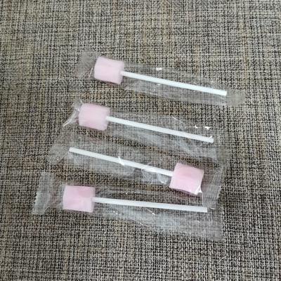 100Pcs Disposable Oral Care Sponge Swab Tooth Cleaning Mouth Swabs With Stick