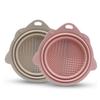 Foldable Makeup Brush Cleaner Bowl Portable Silicone Cosmetic Brushes Powder Puffs Makeup Sponges Cleaning Tool