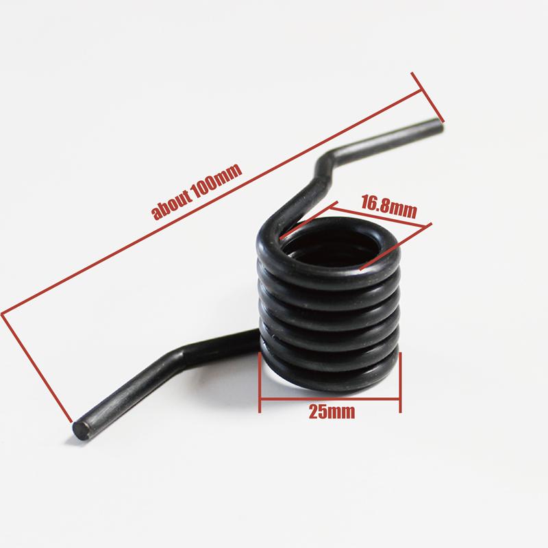 Floor Jack Torsion Handle Return Spring Black And Silvery
