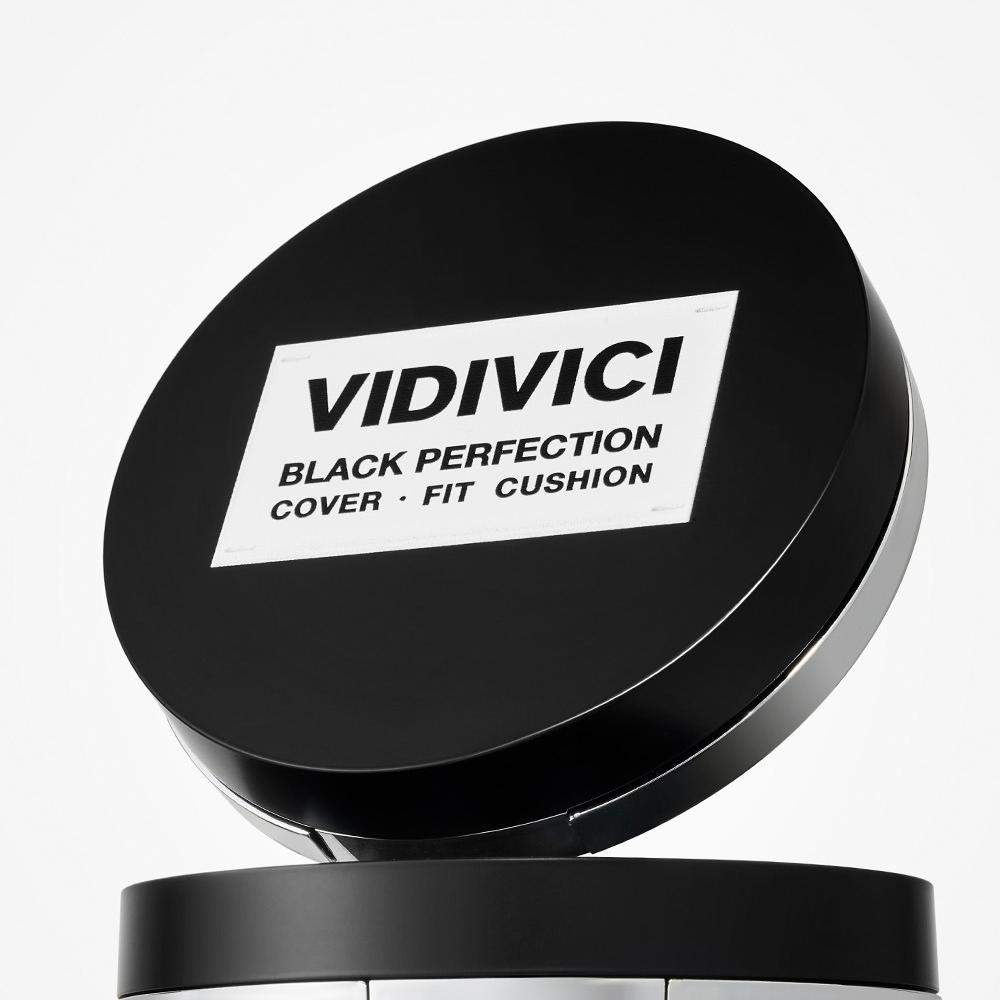 VIDIVICI Black Perfection Cover Fit Cushion with Refill SPF 40 PA++ 13g*2EA