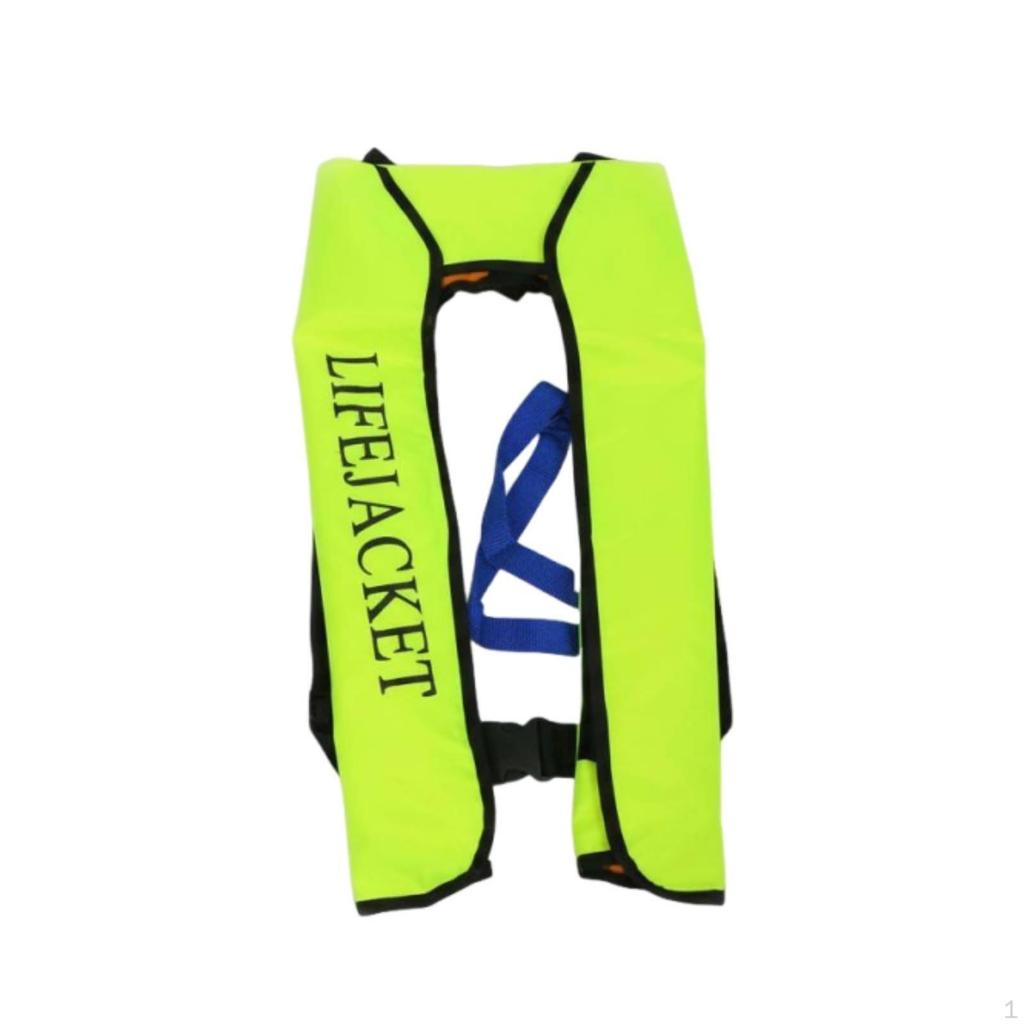 Manual Inflation Flotation Device Lightweight Inflatable Jacket High Buoyancy