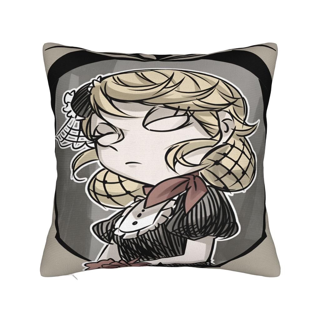Pillow Cover Don't Starve Maxwell Thinking Kawaii Pillow Case For Couch Sofa Bedroom Pillowcases
