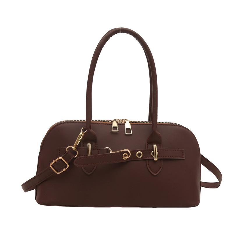 Women'S Able Handbag Retro Style Crossbody Bag For Commuting Soft Pu Shoulder Bag