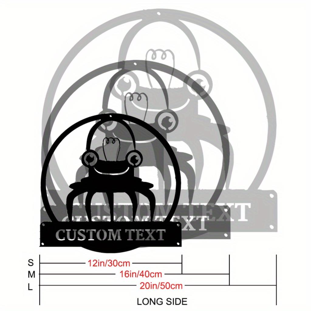 Unique Octopus Metal Wall Decor Sign for Home Garden Outdoor