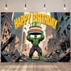 Hulk Jack Theme Background, Children's Party Decoration Accessories, Baby Shower, Photography, Party Supplies