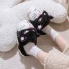 Fluffy Slippers Women House Cute Cartoon Casual Winter Designer Shoes Girls Home Flats Elegant Plush Fashion Footwear Large Size