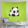 Cute Panda Print Tapestry Cartoon Style Animals Tapestry Creative Wall Hanging Decor Tapestries Bedroom Home Living Room Dorm