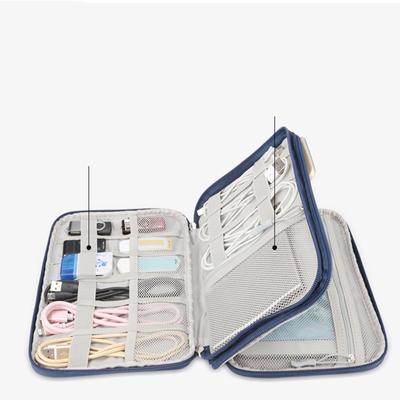 Electronic Accessories Travel Bag Space Pizza Cat USB Flash Drive Case Bag Wallet SD Memory Cards Cable Organizer