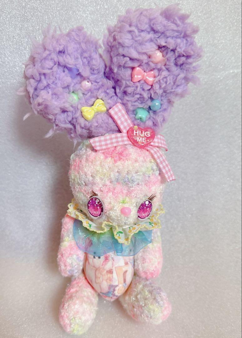 

[USED] hoppeya Artist Wool Felted Teddy Bear Handmade Plush Rabbit