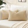 Rust Lumbar Pillowcase 30*50CM 12x20Inch Fall Decor Pillow Cover Corduroy Cushion Cover for Sofa Couch Hotel Housse De Coussion