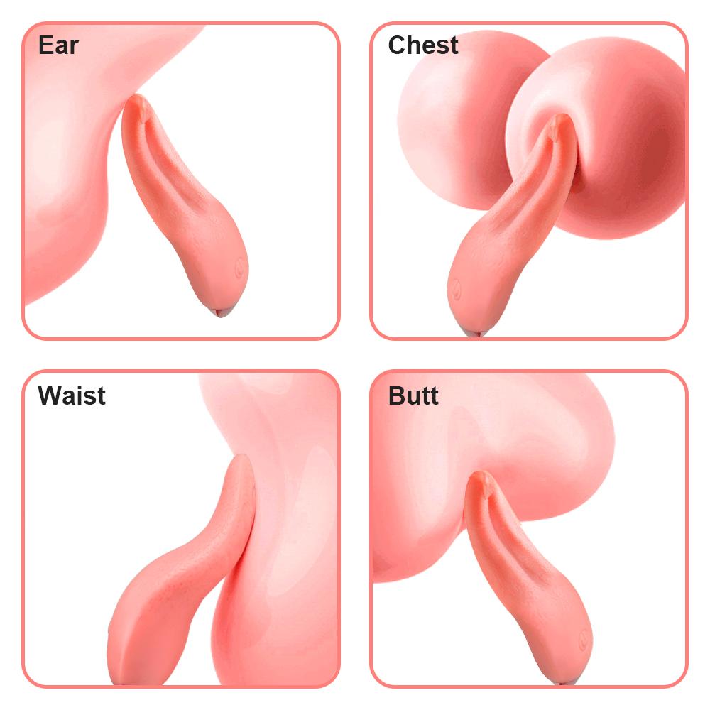 Sex Toys Female Nipple Sucker Tongue Licking Clitoris Vagina Stimulator Massager Masturbation Tools for Women Sex Toys Vibrator