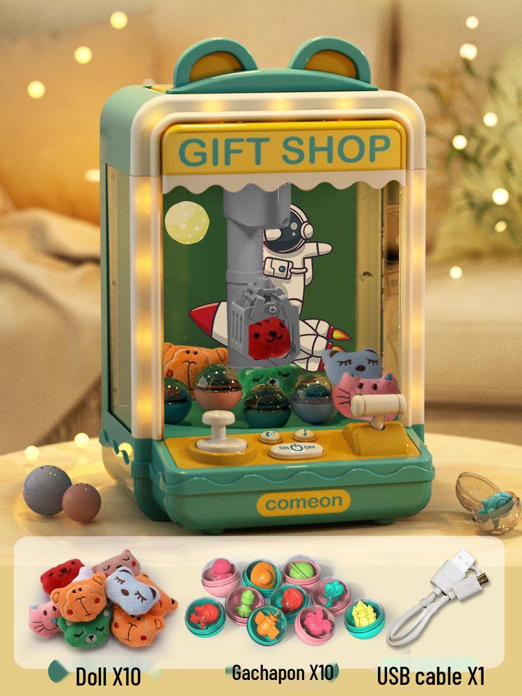 Large Claw Machine Toy for Kids - Grab Plush Toys - Mini Household Birthday Gift for Boys & Girls
