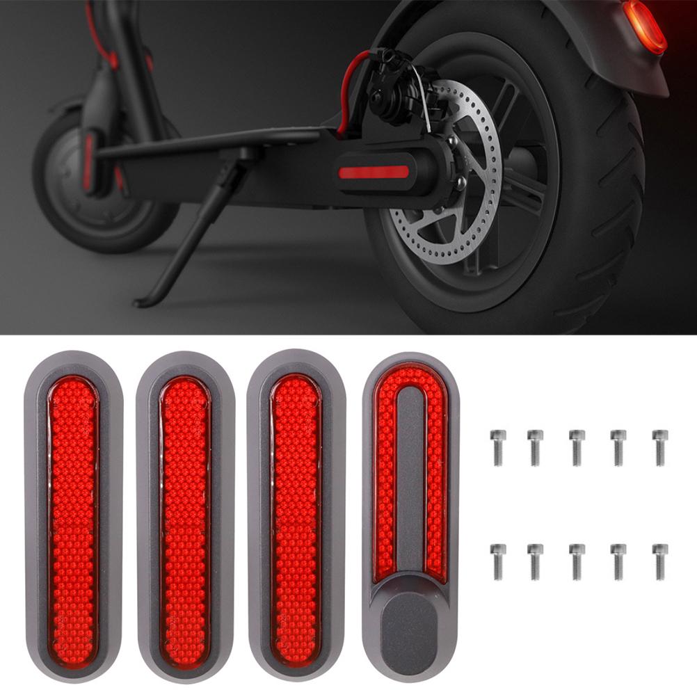 Reflekterende bakhjuldeksler Kompatible for Mi Pro 2 M365 1S Elektrisk sparkesykkel tilbehør med