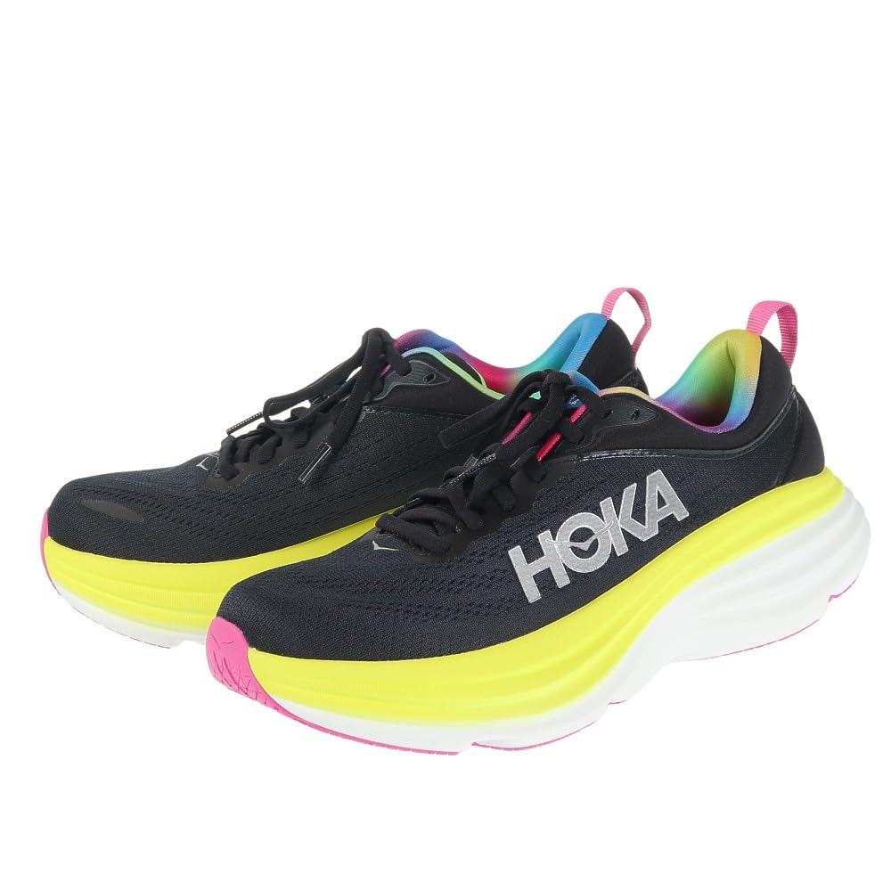

HOKA ONE ONE Bondi 8 Track Size 1123202 BCGL Men s & Field/Running Shoes, 26.5, Black,