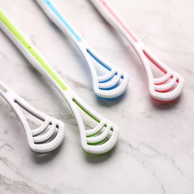 Portable Tongue Scraper Care Keep Fresh Breath Maker Cleaning Manual Toothbrush