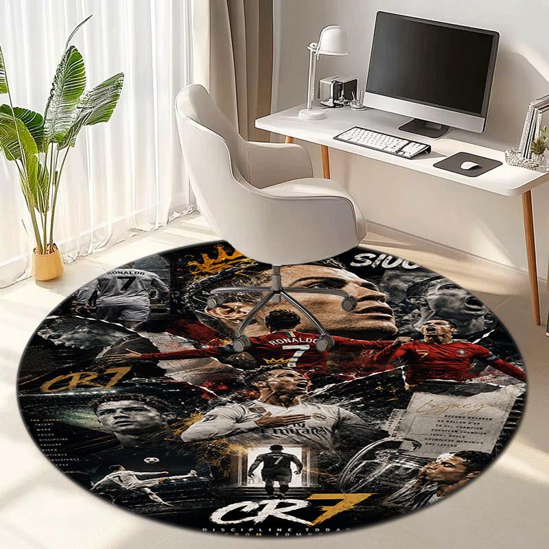 Ronaldo Legacy Iconic Moments Carpet Living Room And Bedroom Mats Home Decor Bathroom Mat Office Chair Cushion Dormitory Decoration