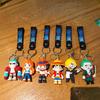 One Piece Series Luffy Ace Zoro Keychain Cross-border Popular Claw Machine Prize Gift for Girls On Festivals Kawaii Cute