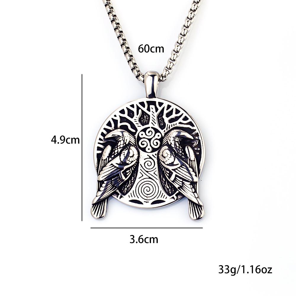 Necklace Retro Demon Bull God Bull Head Skull Men's Pendant