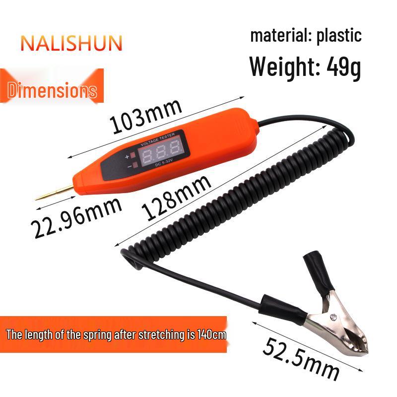 Digital Voltage Test Pen for Automotive Electrical Circuit Repair