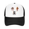 Italian Brainrot Pack Character Combinations 4 Muscles Orange Fish Cat Mesh Baseball Caps Funny Womens Printing Male Trucker Cap