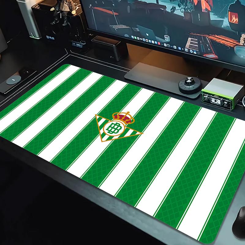 Real Betis Color Mouse Pad Large Gaming Table Cushion Non-slip Laptop Tablet Big Mousepad XXL Mat Mini PC Playmat With Lock edge