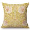 Klassisk Morris Blomster Blomstermønster Pimpernel Rød Gul Rosa Blå Hjem Dekorativ Kunst Sofa Putetrekk Lin Putetrekk